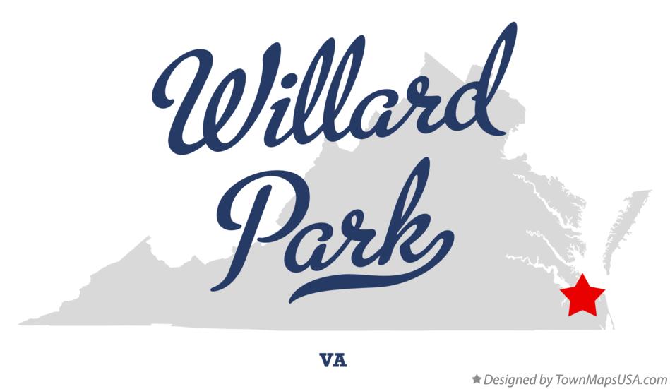 Map of Willard Park Virginia VA