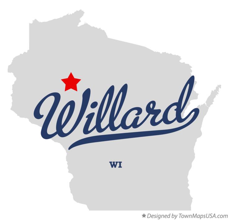 Map of Willard Wisconsin WI