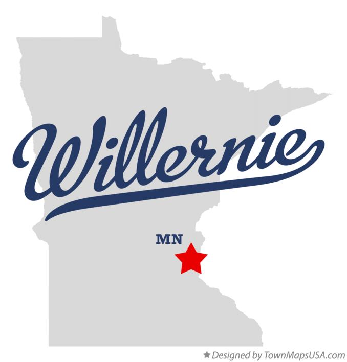 Map of Willernie Minnesota MN