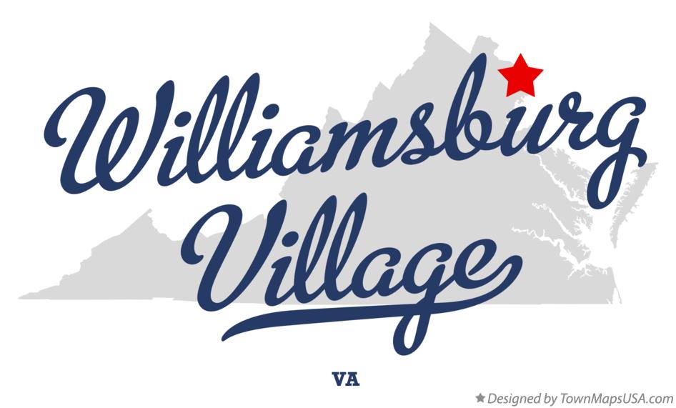 Map of Williamsburg Village Virginia VA