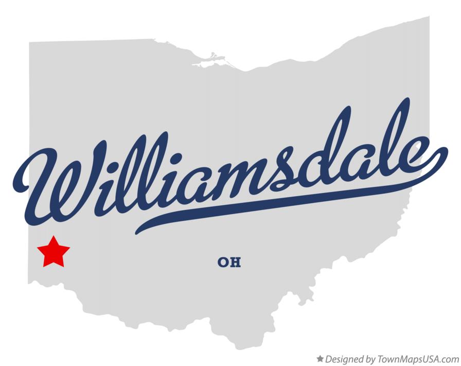 Map of Williamsdale Ohio OH