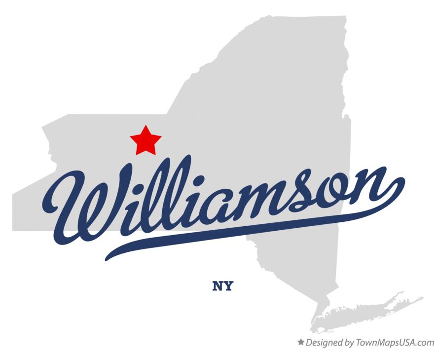Map of Williamson New York NY