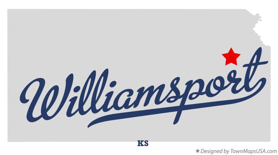Map of Williamsport Kansas KS