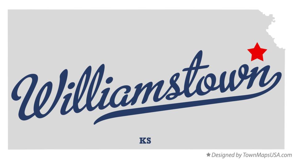 Map of Williamstown Kansas KS