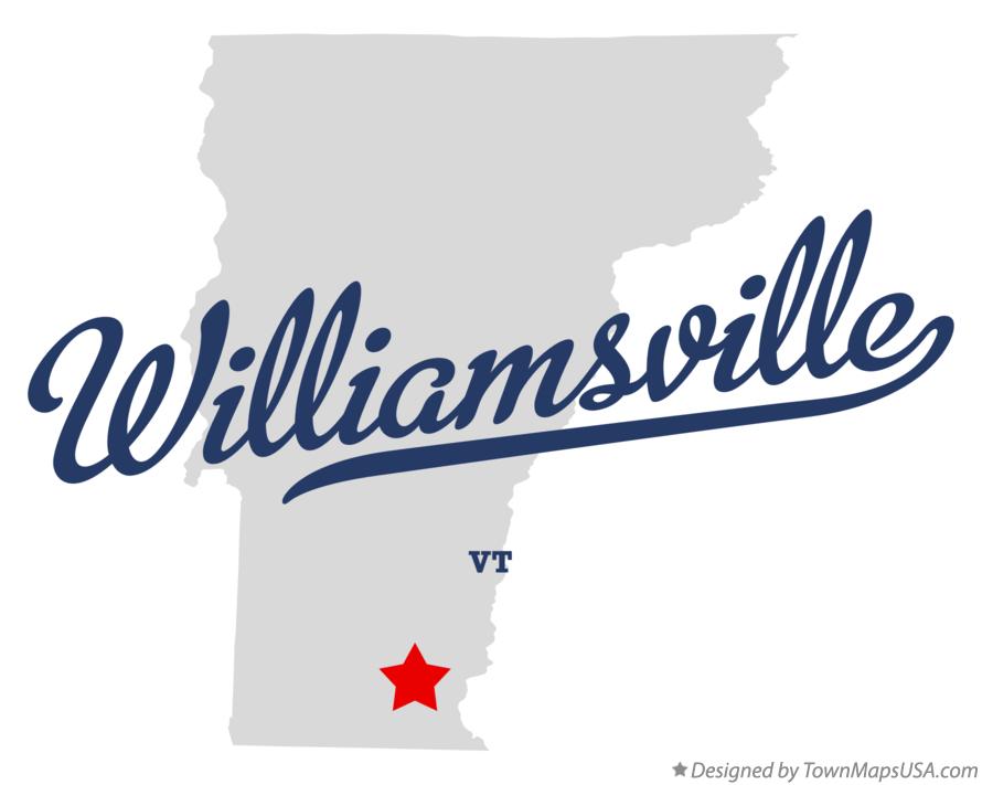 Map of Williamsville Vermont VT