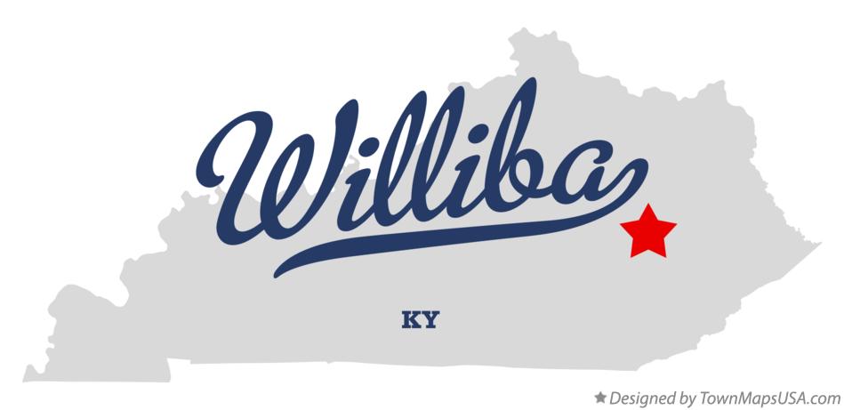 Map of Williba Kentucky KY