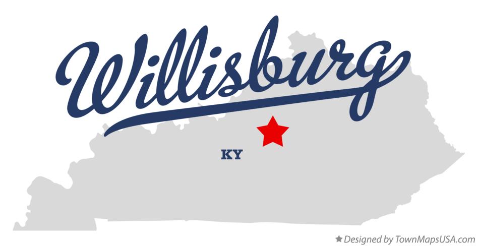 Map of Willisburg Kentucky KY