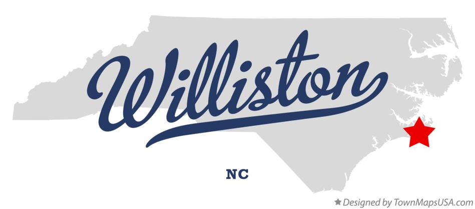 Map of Williston North Carolina NC