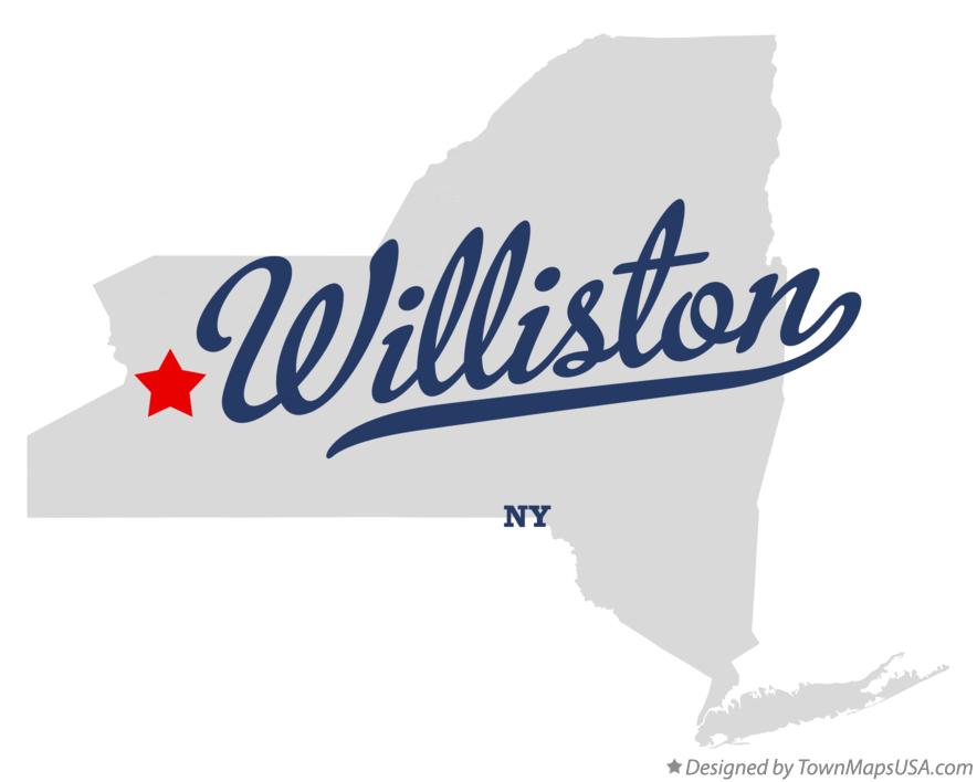 Map of Williston New York NY