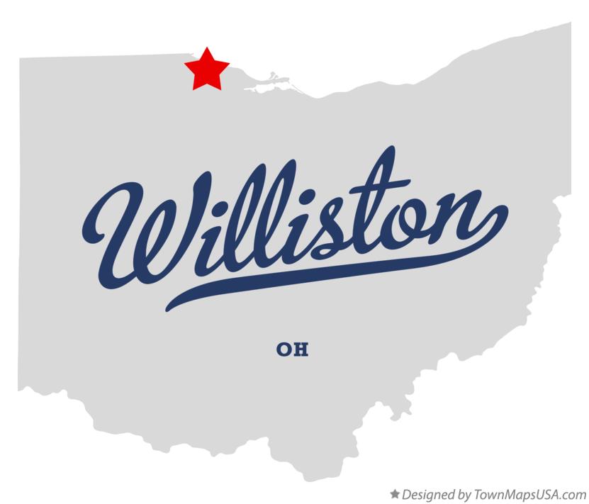 Map of Williston Ohio OH