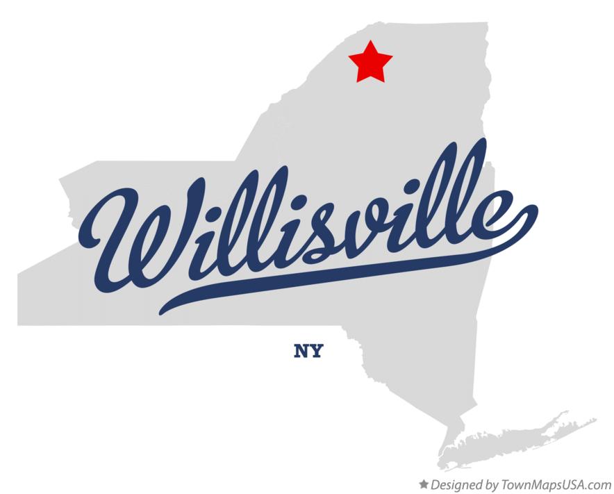Map of Willisville New York NY