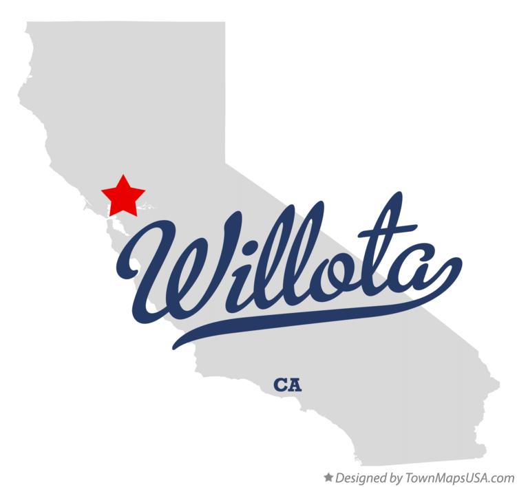 Map of Willota California CA