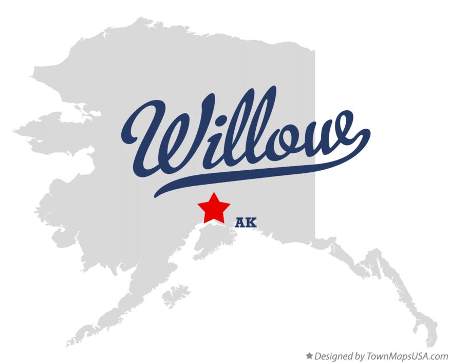Map of Willow Alaska AK