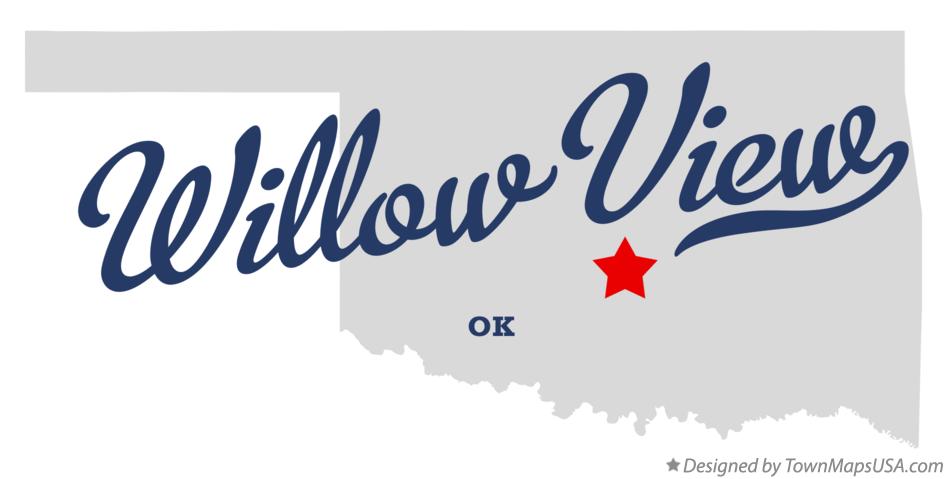 Map of Willow View Oklahoma OK