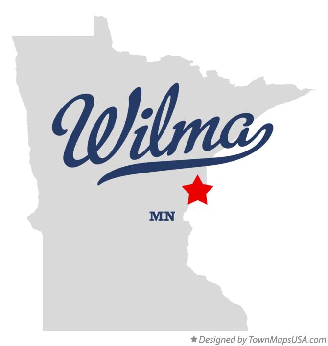 Map of Wilma Minnesota MN