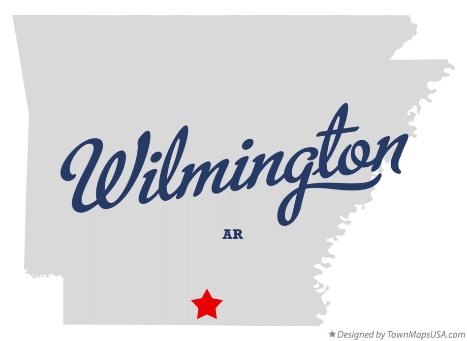 Map of Wilmington Arkansas AR