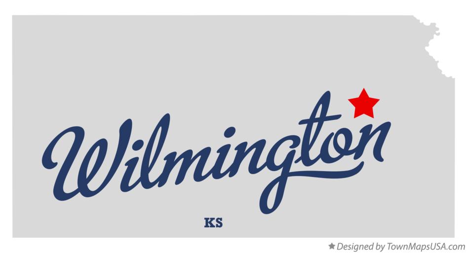Map of Wilmington Kansas KS