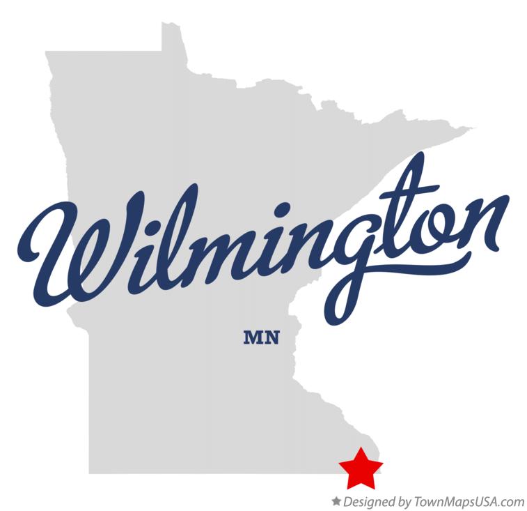 Map of Wilmington Minnesota MN