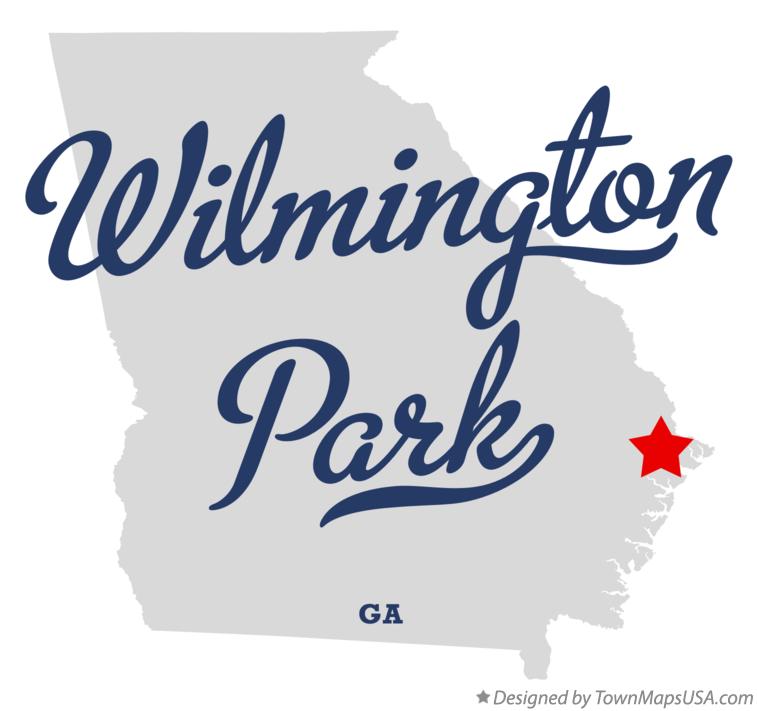 Map of Wilmington Park Georgia GA