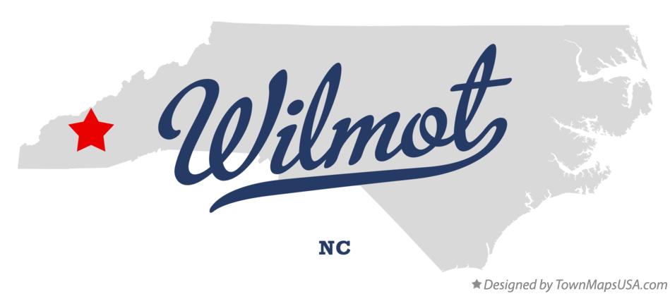 Map of Wilmot North Carolina NC