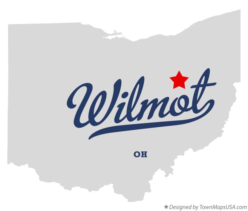 Map of Wilmot Ohio OH