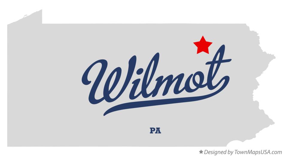 Map of Wilmot Pennsylvania PA