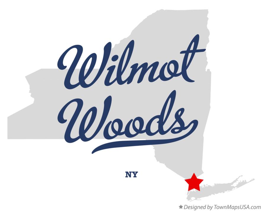 Map of Wilmot Woods New York NY