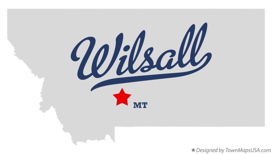 Map of Wilsall Montana MT