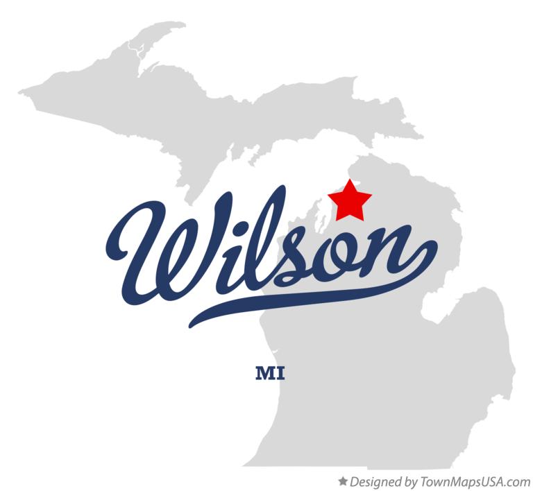 Map of Wilson Michigan MI