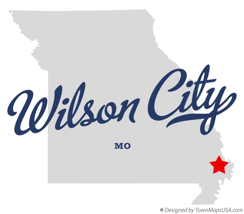 Map of Wilson City Missouri MO