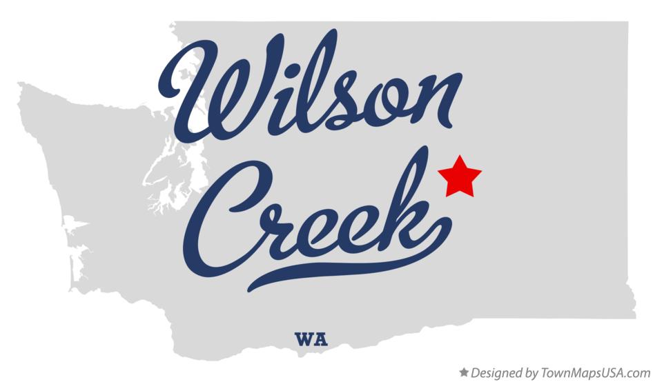 Map of Wilson Creek Washington WA