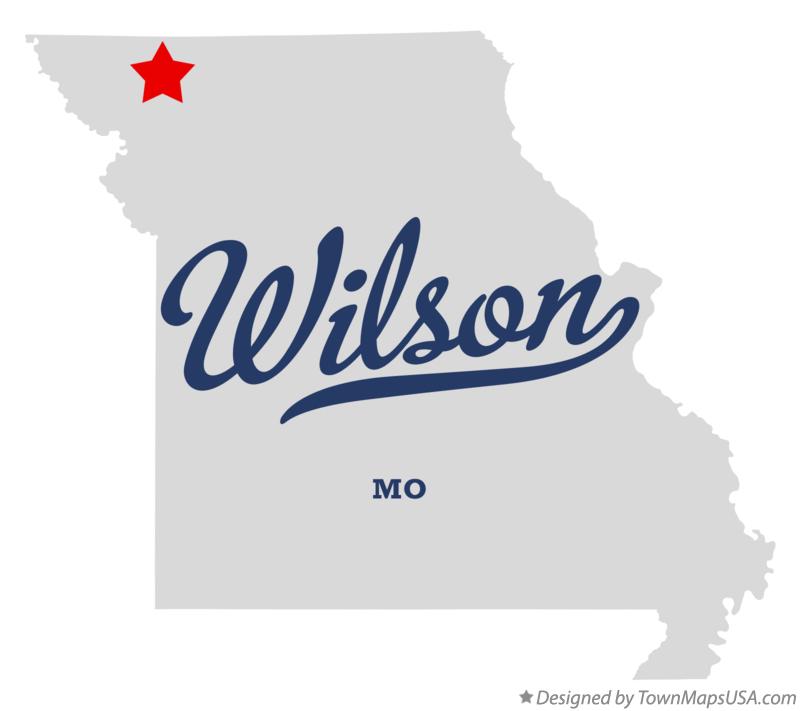 Map of Wilson Missouri MO