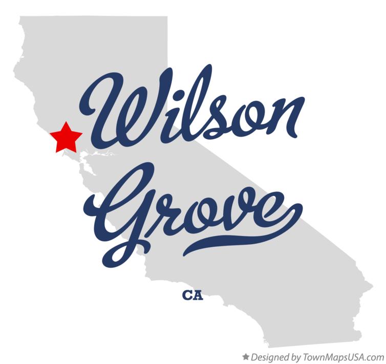 Map of Wilson Grove California CA