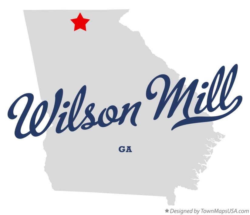 Map of Wilson Mill Georgia GA