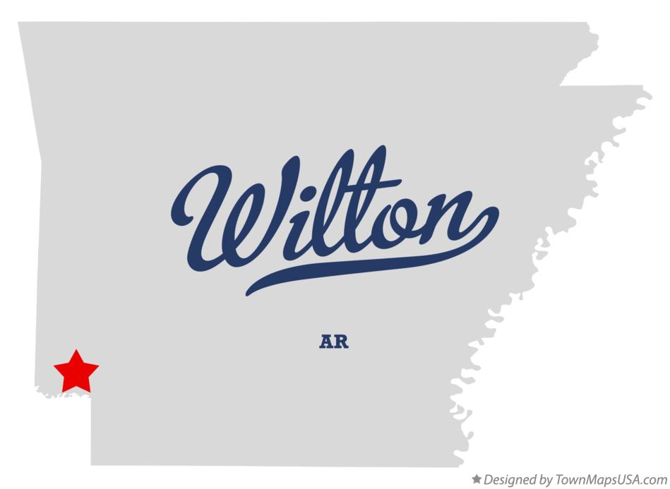 Map of Wilton Arkansas AR
