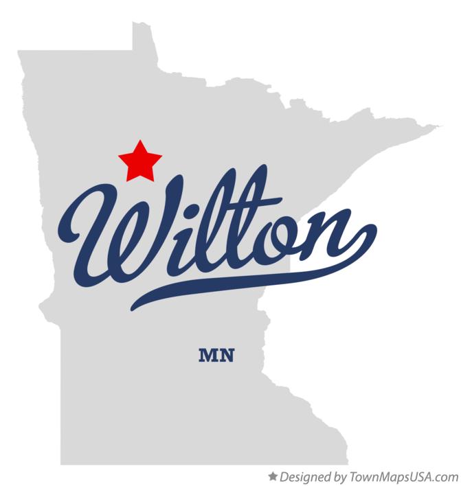 Map of Wilton Minnesota MN