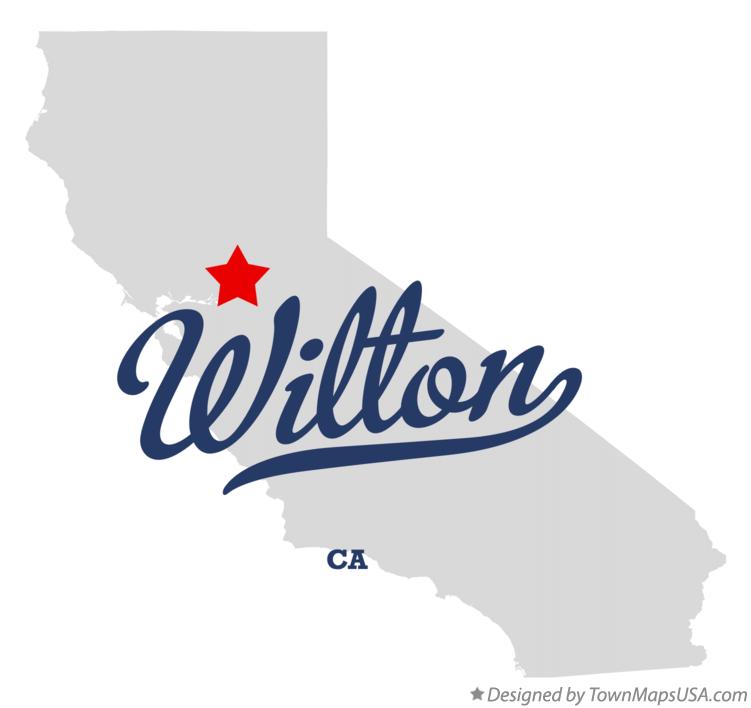 Map of Wilton California CA