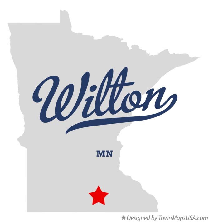 Map of Wilton Minnesota MN