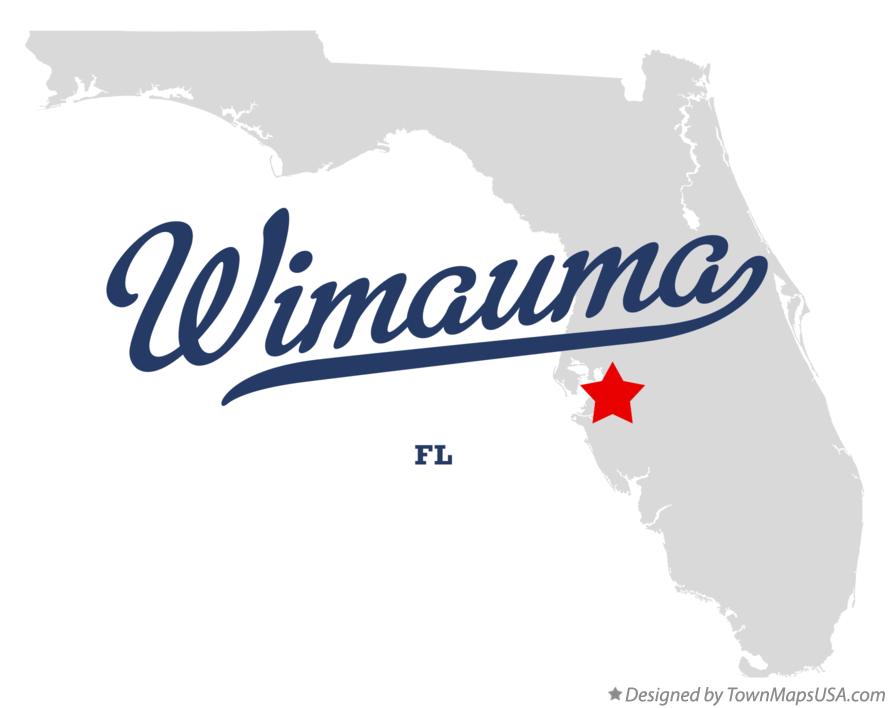 Map of Wimauma Florida FL