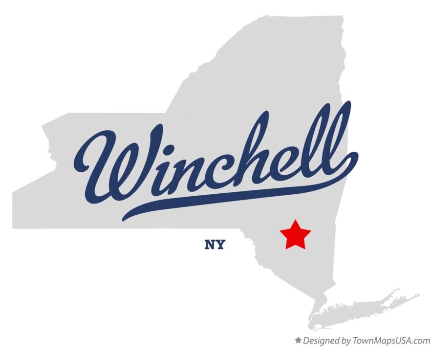 Map of Winchell New York NY
