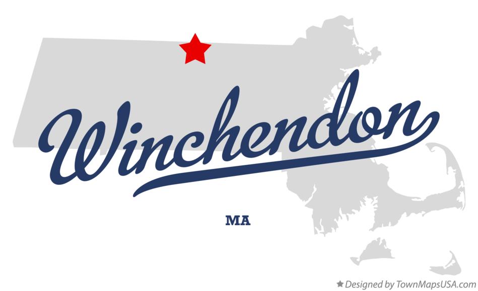Map of Winchendon Massachusetts MA