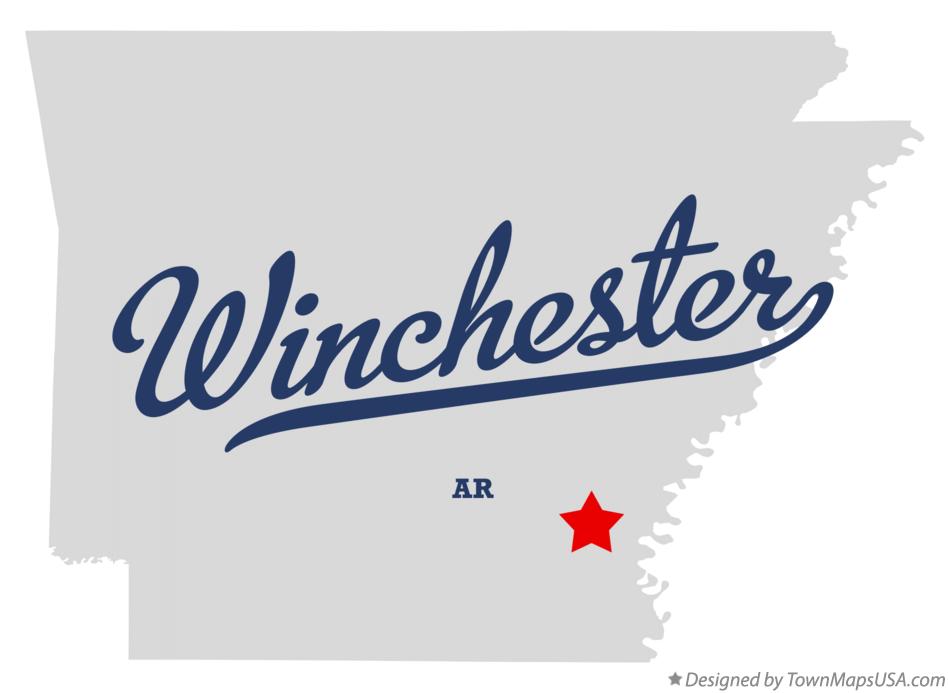 Map of Winchester Arkansas AR
