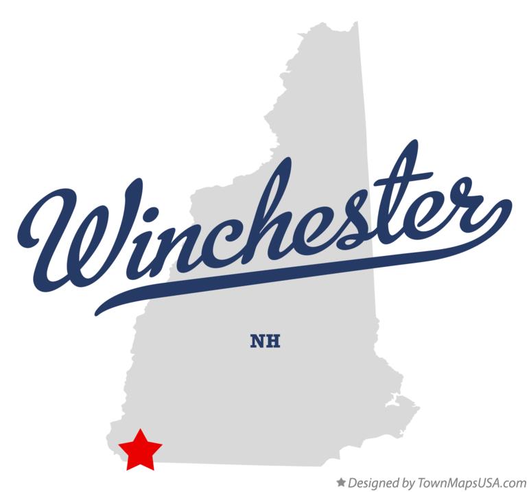 Map of Winchester New Hampshire NH
