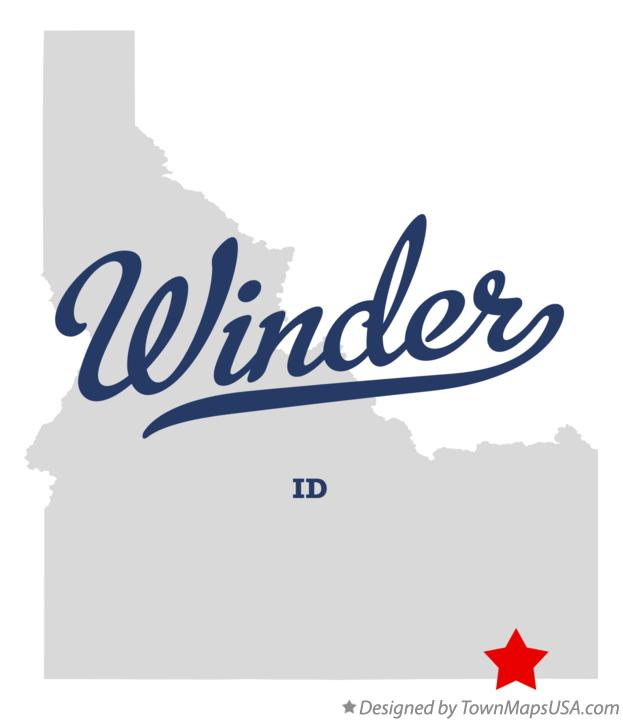 Map of Winder Idaho ID