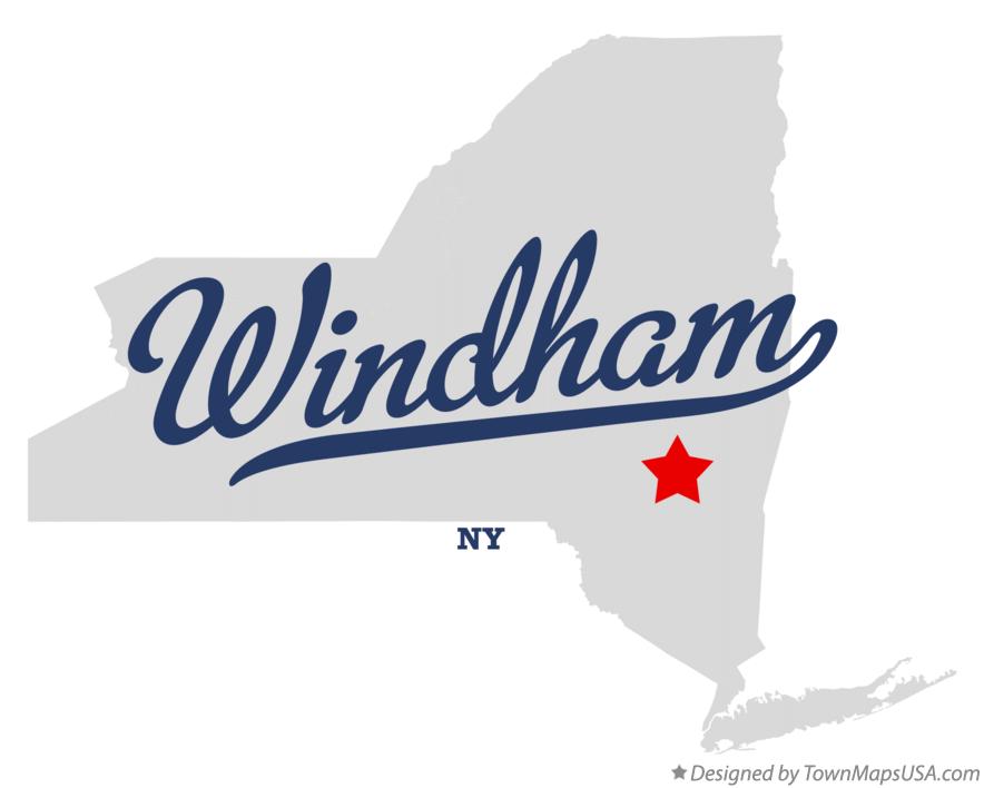 Map of Windham New York NY