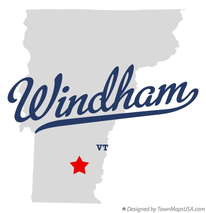 Map of Windham Vermont VT