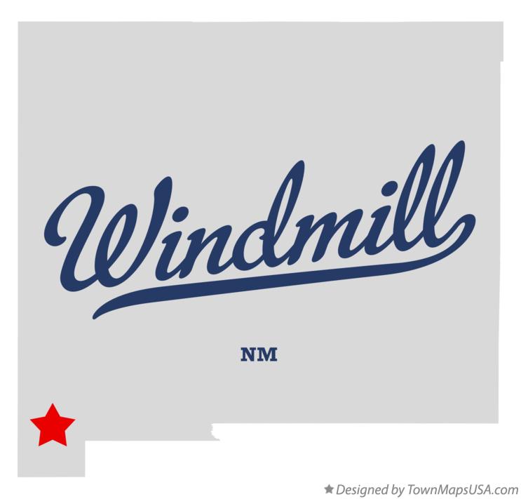 Map of Windmill New Mexico NM