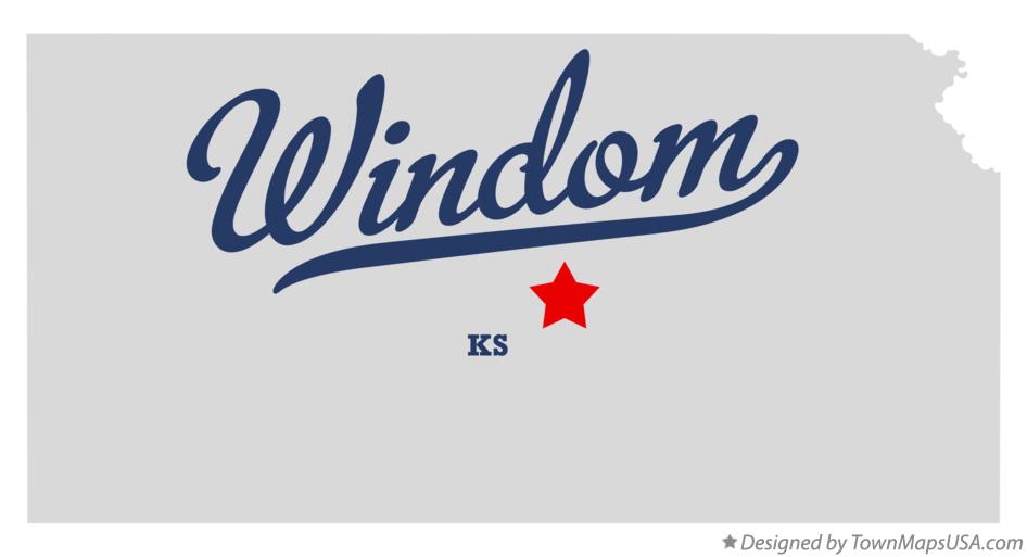 Map of Windom Kansas KS