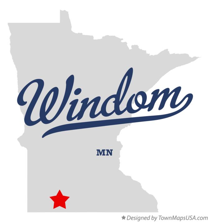 Map of Windom Minnesota MN