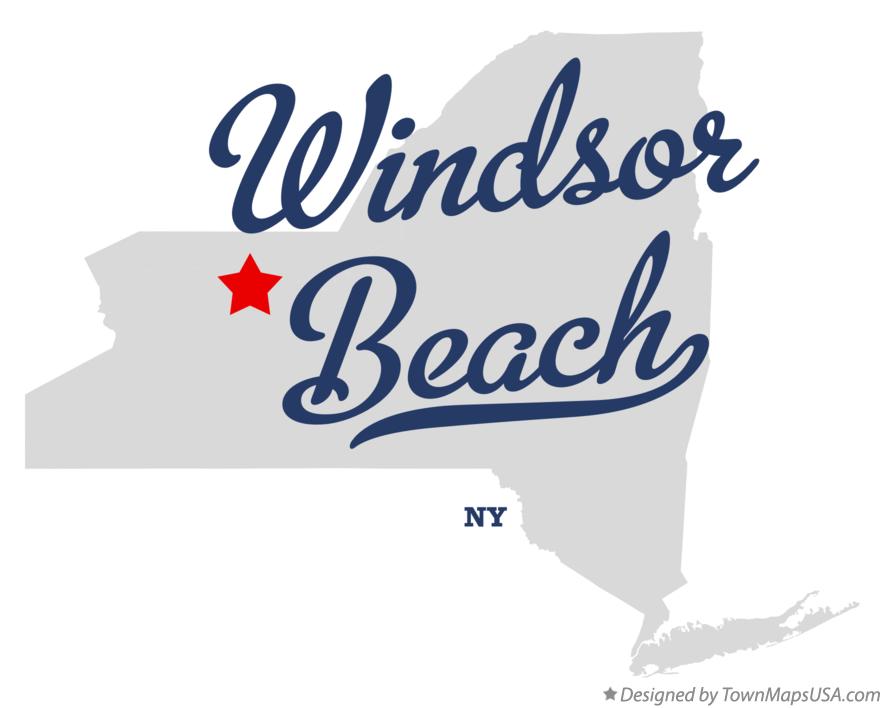 Map of Windsor Beach New York NY